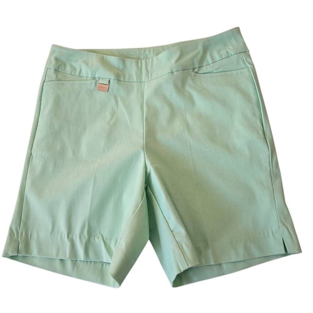 Lulu B Womens Light Green Pull On Summer Staple Shorts Size 6